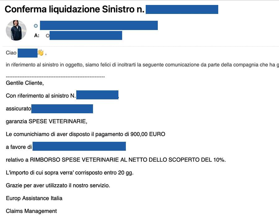 Testimonianza liquidazione