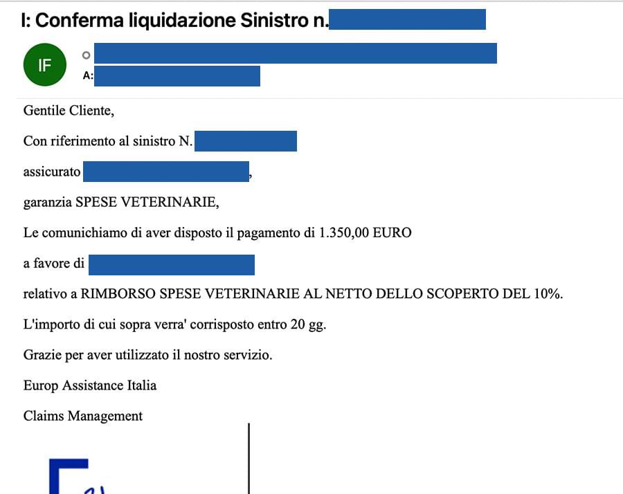 Testimonianza liquidazione